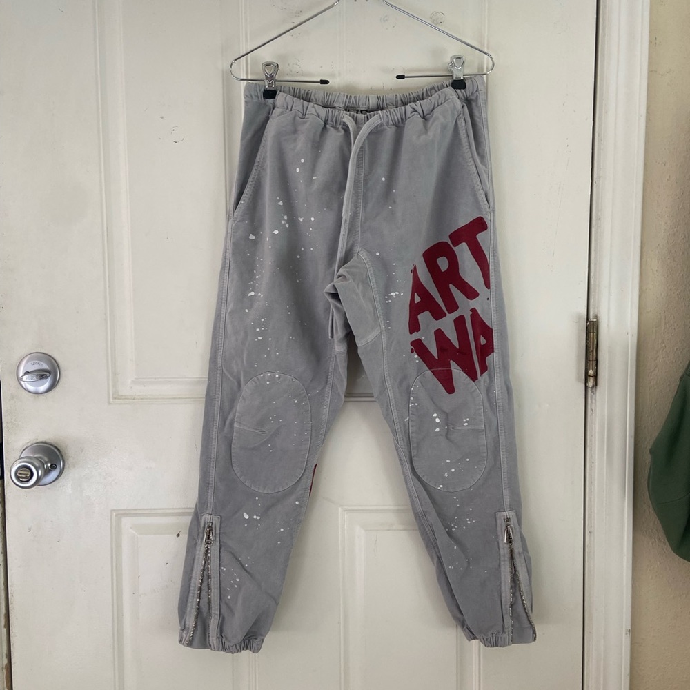 Free City drop crotch cotton joggers/pants. Size small